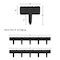 Nature Spring Plastic Garden Edging Stone-Look Border, Decorative Flower Fence, 10-pieces Lawn Stakes(8-ft, Black) 922058QXF - alternate 3